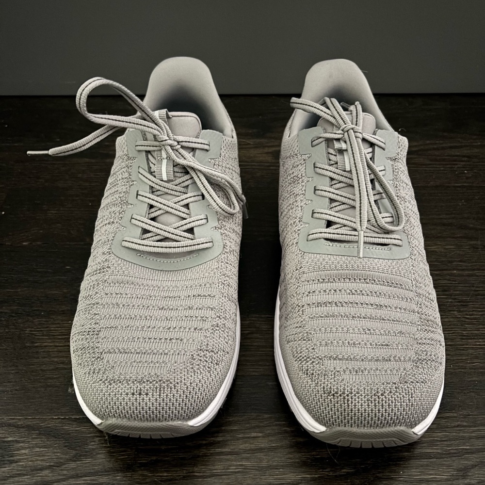 OrthoFeet Hands Free Slip On Gray Knit Sneakers - NEVER WORN